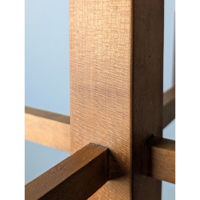 Art Deco Danish Wooden Candle Chandelier, 1970s For Sale - Image 15 of 17