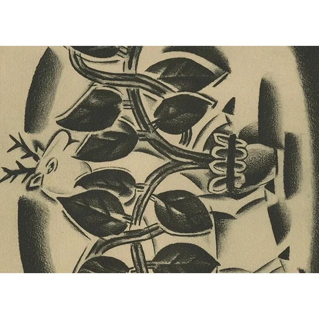 The lithograph titled "Programm eines Abendkonzerts" (The Program of an Evening Concert) by Nathan Altman is a beautifully...