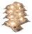 Lp 276 Murano Glass Sconce Panel attributed to Carlo Nason for Mazzega, 1970, Set of 8 For Sale