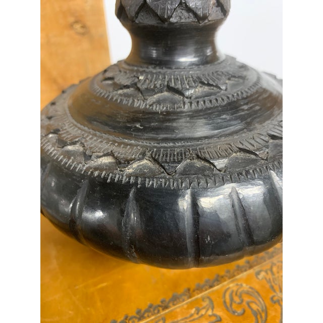 Early 20th Century Etched Terra Cotta Rose Water Vessel For Sale - Image 4 of 7