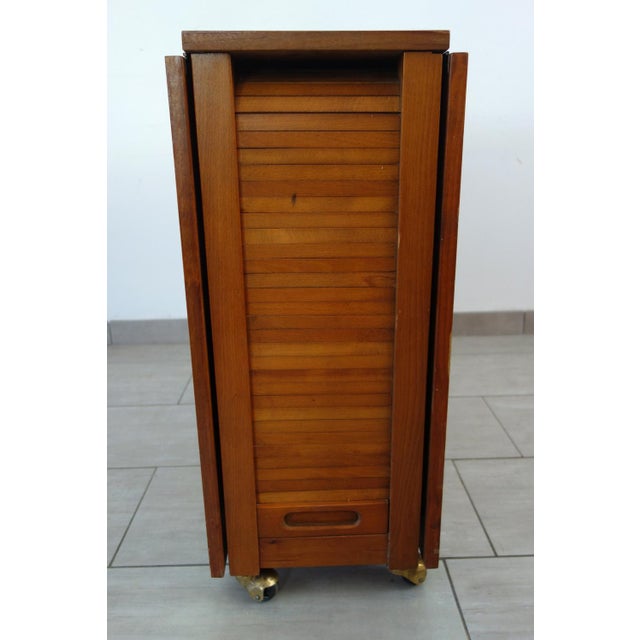 Drop-Leaf Table and Folding Chairs, 1960s, Set of 5 For Sale - Image 14 of 18