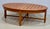 John Hutton John Hutton for David Sutherland Teak Oval Outdoor Cocktail Table For Sale - Image 4 of 9