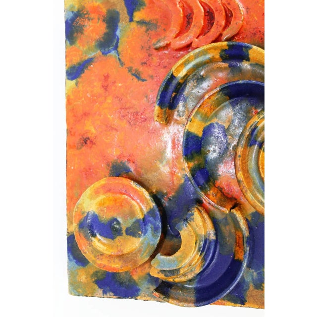 Ceramic Ceramic Mural, 1930s For Sale - Image 7 of 12