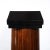 1940s 1940s Art Deco Pedestal With Fluted Detailing in Walnut and Black Lacquer For Sale - Image 5 of 13