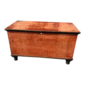 Antique Manheim, Lancaster County, Pennsylvania Paint Decorated Blanket Chest, Circa 1860’s