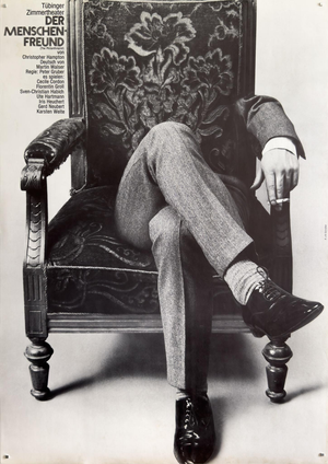 The Philanthropist Original Silkscreen by F+r Grindler, 1970s