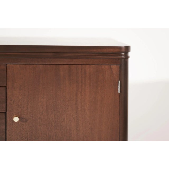 Mid Century Entry Console Table in Mahogany, Circa 1950s For Sale - Image 10 of 13