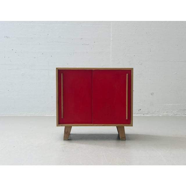 Chest of Drawers with Red Sliding Doors from Stella Möbel, 1990s For Sale - Image 15 of 16