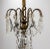 Mid-Century French Chandelier with Crystal Drops and Ball For Sale - Image 6 of 9