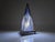 Pyramid Table Lamp in Iron and Hand-Blown Glass For Sale - Image 6 of 9