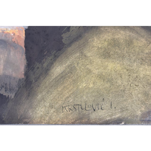 1980s Ivan Krstulovic, Still Life Composition, 1980s, Tempera on Paper For Sale - Image 5 of 7