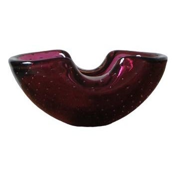 Metallurgical Glass Bowl, Italy, 1970s For Sale - Image 4 of 4