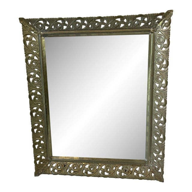Nice Vintage Gold Metal Picture Frame For Sale