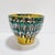 Vintage Bohemian Ceramic Planter in Green and Lemon Yellow, 1950s For Sale - Image 9 of 11