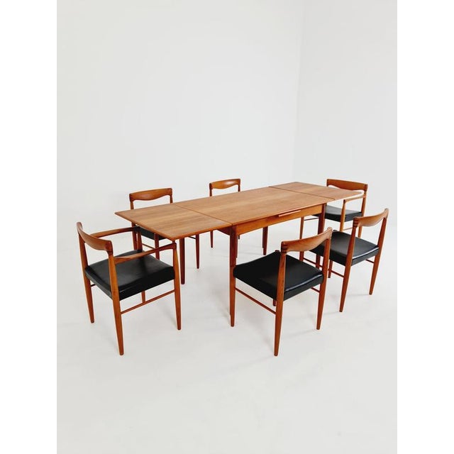 Danish Dining Table Rectangular Teak Table with Two Extension Leaves by N&R Möbler, Denmark, 1960s For Sale - Image 18 of 18