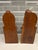 Wood Pair of Mid-Century Balinese Art Deco Mahogany Maiden Bookends – Keradjinan Bali Stamped For Sale - Image 7 of 12