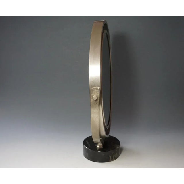 Mid-Century Modern Marble and Steel Table Mirror by Sergio Mazza for Artemide, 1950s For Sale - Image 3 of 17