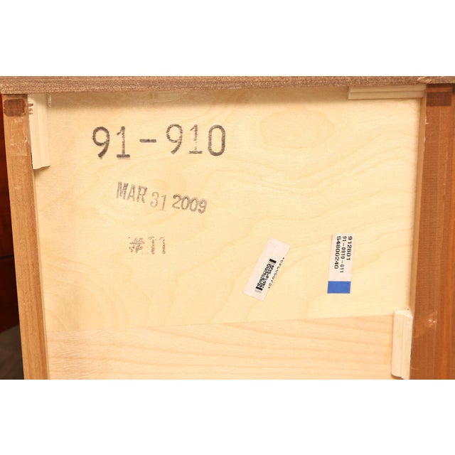 Stickley Mission Collection Harvey Ellis Cherry Three Drawer Nightstands For Sale - Image 14 of 18