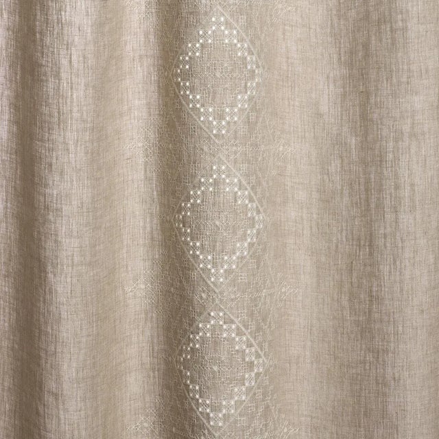 SAMPLE - Schumacher Birgitta Sheer Fabric In Linen For Sale