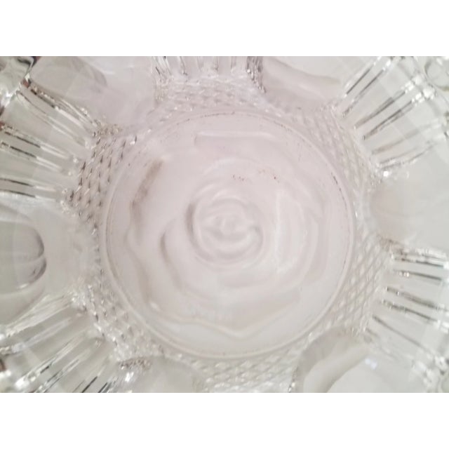 Vintage Crystallia frosted rosebud crystal ash tray from Indonesia. Beautiful blast from the past! Don't smoke? Repurpose...