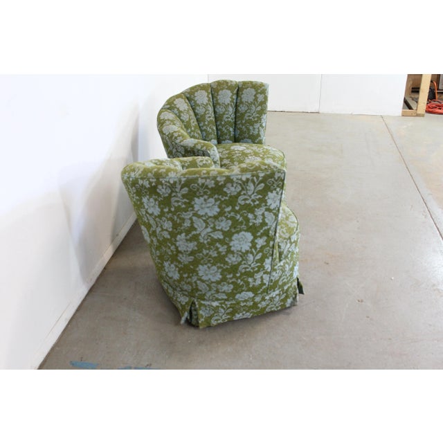 Mid-Century Modern Pair of Mid-Century Modern Vladimir Kagan Style Corkscrew Club Chairs For Sale - Image 3 of 4