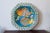 Colorful vintage hand-painted / glazed Majolica fish platter wall hanging. Minor age wear. No chips or cracks. Ready to hang.