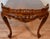 1930s French Carved Mahogany / Flame Mahogany Top Coffee Table For Sale - Image 10 of 12