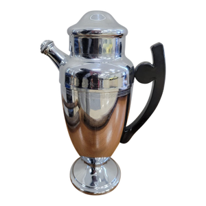 Vintage Art Deco Chrome & Bakelite Cocktail Shaker