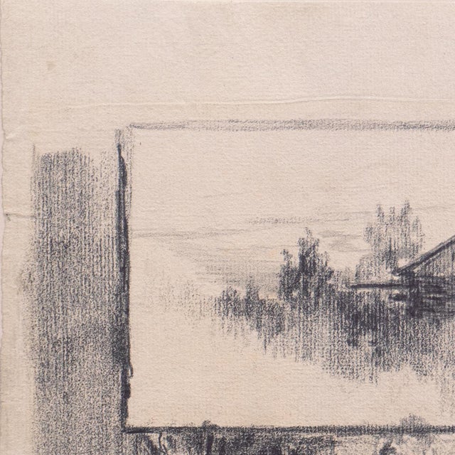 1900 - 1909 'Log Cabin' by Arthur Bowen Davies, New York Armory Show, Ashcan School, New York Museum of Modern Art, Art Institute of Chicago For Sale - Image 5 of 10