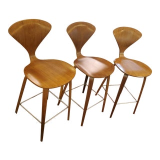 Modern Cherner Barstools- Set of 3 For Sale