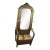 Turn-of-the-Century Victorian Carved Oak Hall Tree Bench With Original Brass Hardware & Mirror For Sale