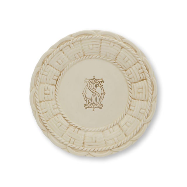 Italian Manhu Basket Felice Plates, 20 Pcs For Sale In Los Angeles - Image 6 of 6