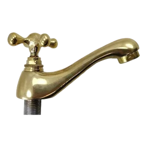Contemporary Embossed Brass Faucet