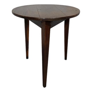 Georgian Oak Cricket Table For Sale