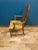 1960s Vintage Drexel Mustard Yellow Cane Back Armchair For Sale - Image 5 of 11