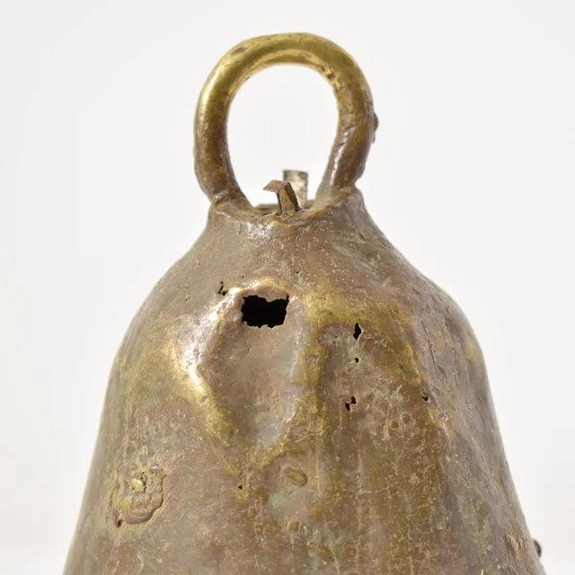 Metal Early 20th Century Benue Brass Bell Nigeria For Sale - Image 7 of 9