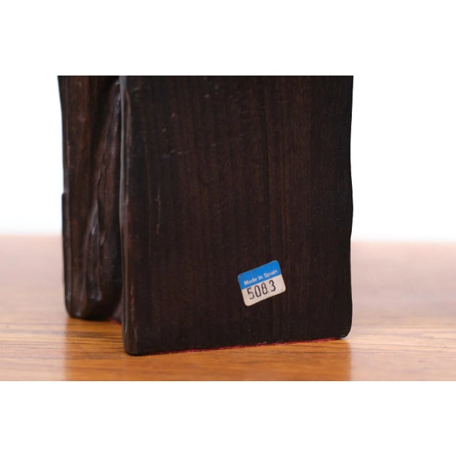 Wood Vintage Wood Owl Bookends, Spain, 1960s, Set of 2 For Sale - Image 7 of 10