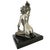 1990s 1970's Style Erotic Chromed Bronze Kneeling Nude Statue For Sale - Image 5 of 9