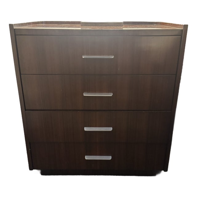 Ralph Lauren Modern Metropolis Bedside Chest For Sale