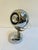 Vintage Space Age Chrome-Plated Ball Lamp, 1970s, in Very Good conditions. Designed 1970 to 1979 European Plug (up to...