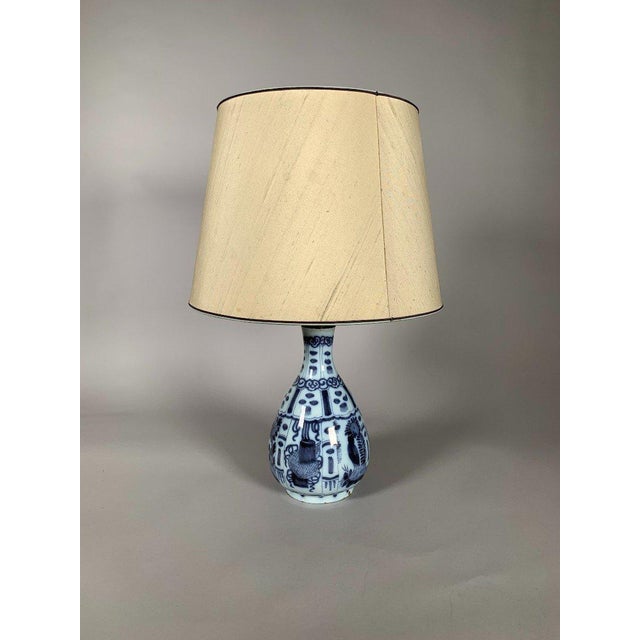 17th Century 17th Century Delftware Vase by Samuel Van Eenhoorn in the Krakk Chinoiserie Style For Sale - Image 5 of 9