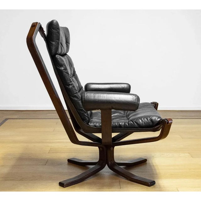 Metal Vintage Superstar Lounge Chair by Sigurd Ressell for Trygg Mobler, 1970s For Sale - Image 7 of 9