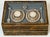 Grand Tour 19th C. Italian Grand Tour Intaglio Plaster Medallion & Gilt Marbled Leather Box For Sale - Image 3 of 13