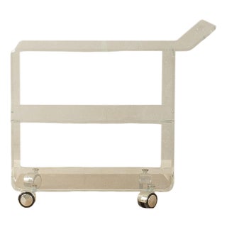 Acrylic Side Table, 1960s For Sale