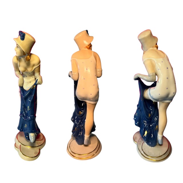 Antique Royal Dux Porcelain Figurine Woman Dressing at the Beach For Sale - Image 10 of 14