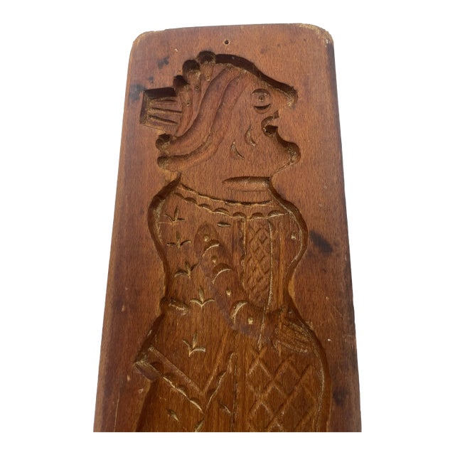 Vintage Speculoos Wood Mold For Sale