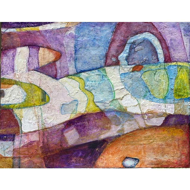 The painting "Burst of Joy" by Sonia Gold is a vibrant, textured abstract painting that celebrates unrestrained emotion....