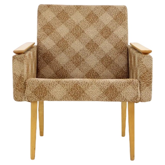 Mid-Century Armchair, Czechoslovakia, 1960s For Sale