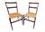 Model 699 Superleggera Chairs in Stained Ash with Woven Cane Seats attributed to Gio Ponti for Cassina, 1950s, Set of 2 For Sale - Image 10 of 10