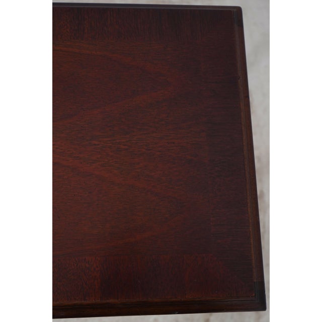 Brown Lane Chippendale Mahogany Clawfoot Sofa Table For Sale - Image 8 of 13